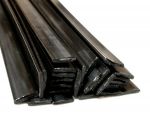 Plastic welding rods PA 6.6 8x1mm Flat Black 25 rods